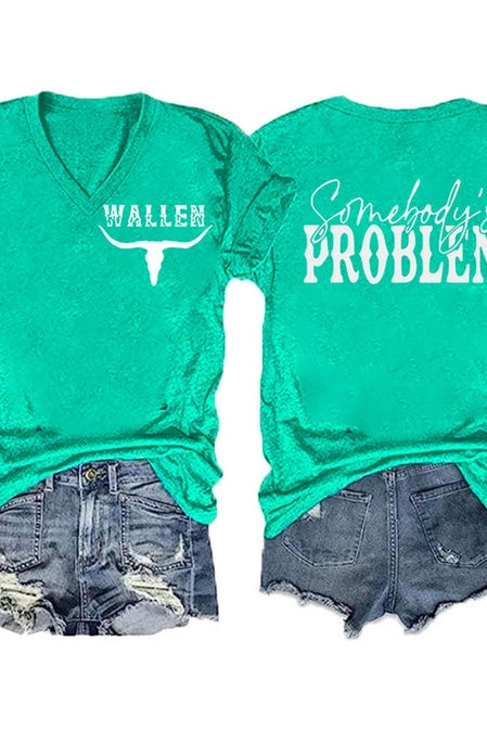 Morgan Wallen V-Neck T-shirt