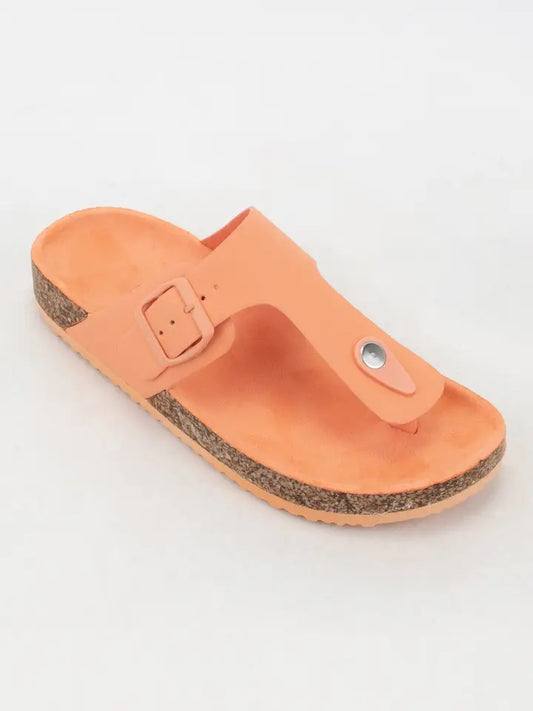 Audrina T-Shape Slide Sandal