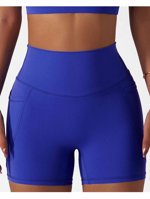 Sports Yoga Shorts with Pockets