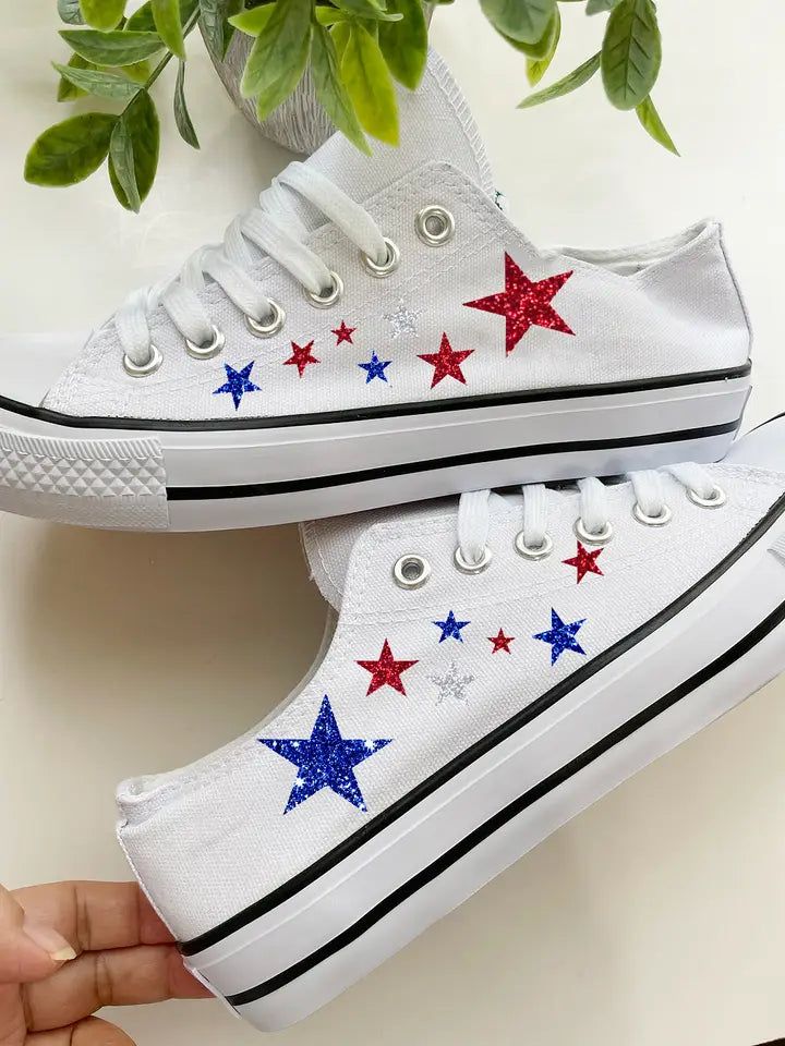 Glitter USA Star Sneakers