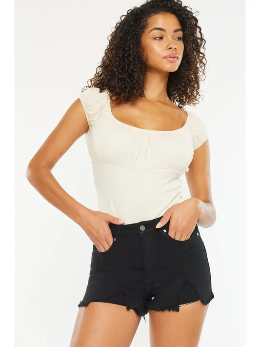 Kan Can USA High Rise Denim Shorts