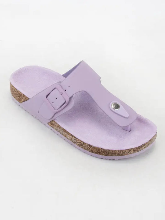 Audrina T-Shape Slide Sandal
