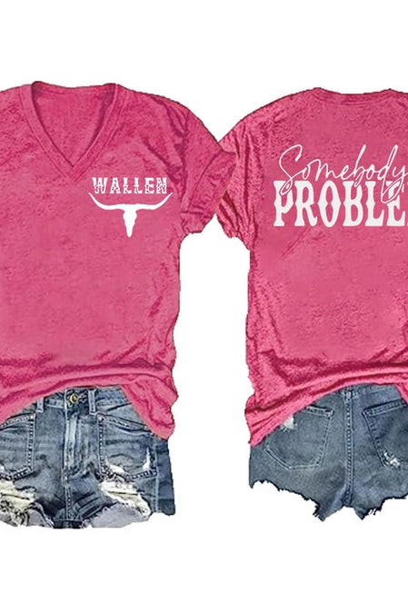 Morgan Wallen V-Neck T-shirt