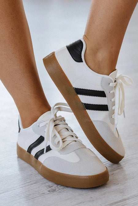 Striped Chic Sneakers